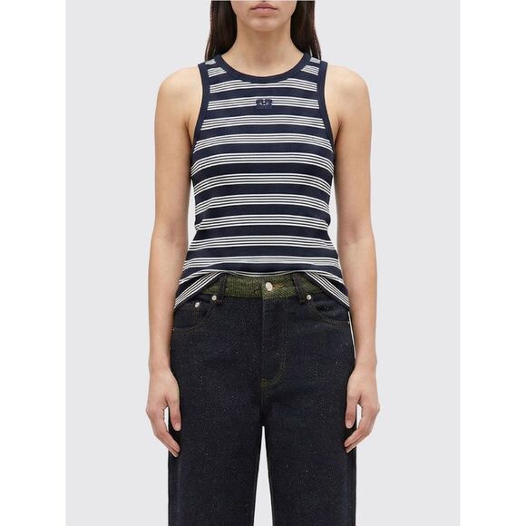 Ganni Top Woman Blue